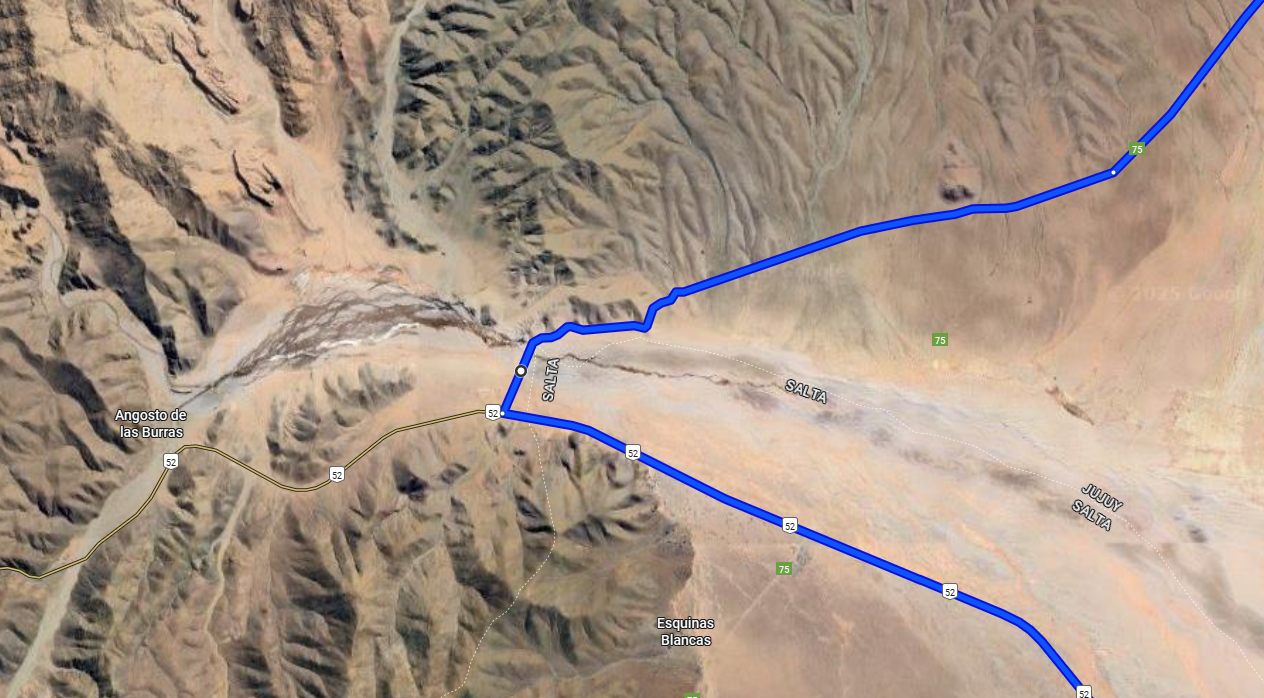 Mapa de acceso a Barrancas